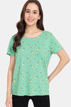 Rosaline Bloom Fest Knit Cotton Top (Pack of 2) -  Green Grey — thumbnail 7